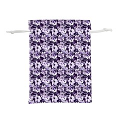 Purple Roses 1 Purple Roses Lightweight Drawstring Pouch (m) by DinkovaArt