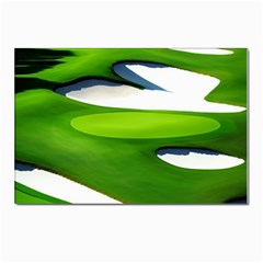 Golf Course Par Green Postcard 4 x 6  (pkg Of 10) by Proyonanggan