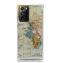 Vintage World Map Samsung Galaxy Note 20 Ultra Tpu Uv Case by Proyonanggan