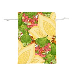 Pattern Texture Leaves Lightweight Drawstring Pouch (s) by Proyonanggan