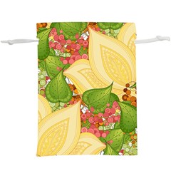 Pattern Texture Leaves Lightweight Drawstring Pouch (xl) by Proyonanggan