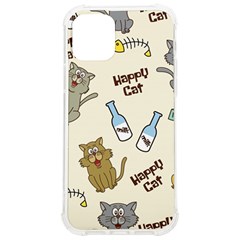 Happy Cats Pattern Background Iphone 12/12 Pro Tpu Uv Print Case by Grandong