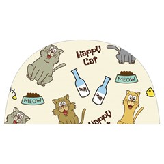 Happy Cats Pattern Background Anti Scalding Pot Cap by Grandong