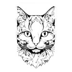 Cat - Artistic Paper Cut Memory Card Reader (Rectangular) Front