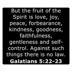 Galatians 5 Premium Plush Fleece Blanket (small) by RiverRootz