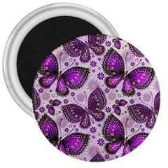 Butterflies Butterfly Insect Nature 3  Magnets by Proyonanggan