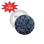Internet Planet Drink Computer 1.75  Buttons (10 pack) Front