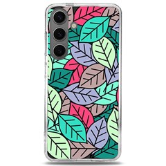 Pattern Leaves Background Nature Samsung Galaxy S24 6 2 Inch Tpu Uv Case by Proyonanggan