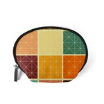 Square Cube Shape Colourful Accessory Pouch (Small) Back