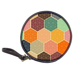 Abstract Hex Hexagon Grid Pattern Honeycomb Classic 20-cd Wallets by Proyonanggan