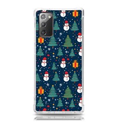 Snow Snowman Tree Christmas Tree Samsung Galaxy Note 20 Tpu Uv Case by Ravend