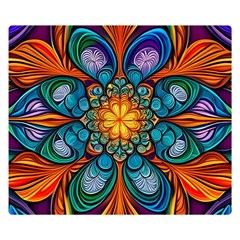 Schwarz Bunt Two Sides Premium Plush Fleece Blanket (kids Size) by 2607694c