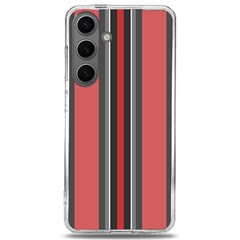 Rosa Grau Streifen Samsung Galaxy S24 6 2 Inch Tpu Uv Case by 2607694c