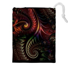Fractal 1 Drawstring Pouch (4xl) by 2607694c
