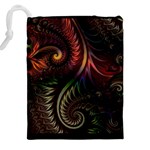 Fractal 1 Drawstring Pouch (4XL) Back