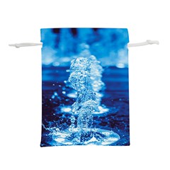 Water Blue Wallpaper Lightweight Drawstring Pouch (l) by Azkajaya