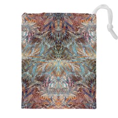 Pour Blend Drawstring Pouch (5xl) by kaleidomarblingart