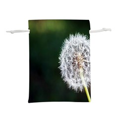 White Flower Lightweight Drawstring Pouch (s) by Azkajaya