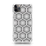 Halftone Tech Hexagons Seamless Pattern iPhone 11 Pro Max 6.5 Inch TPU UV Print Case Front