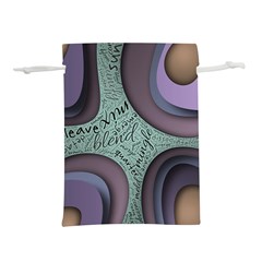 Converge Diverge Mingle Mix Divide Lightweight Drawstring Pouch (l) by Paksenen