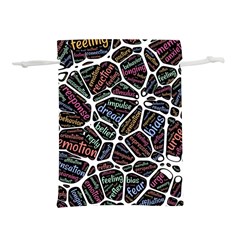 Mental Human Experience Mindset Lightweight Drawstring Pouch (l) by Paksenen