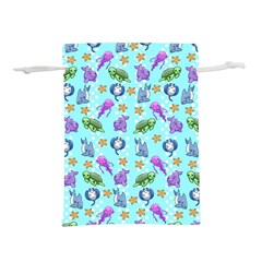 Sea Ocean Sealife Turtle Jellyfish Lightweight Drawstring Pouch (m) by Loisa77