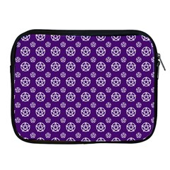 White Pentacle And Purple Pattern Apple Ipad 2/3/4 Zipper Cases by cheekywitch