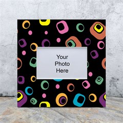 Abstract Background Retro 60s 70s White Box Photo Frame 4  X 6  by Apen