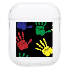 Handprints Hand Print Colourful Soft Tpu Airpods 1/2 Case by Apen