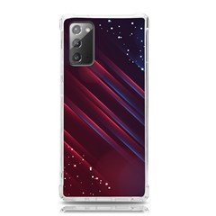 Illustrations Space Purple Samsung Galaxy Note 20 Tpu Uv Case by anzea