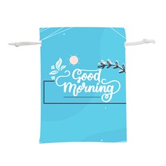 Background Good Morning Lightweight Drawstring Pouch (s) by anzea