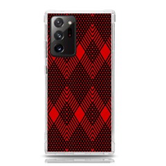Muster Rot Schwarz Samsung Galaxy Note 20 Ultra Tpu Uv Case by 2607694c