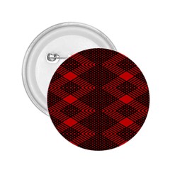 Pattern Rot Schwarz 2 25  Buttons by dedoma