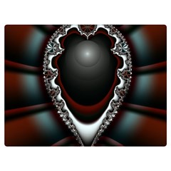 Fractal Eye Premium Plush Fleece Blanket (extra Small) by dedoma