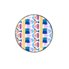 Illustrations Of Fish Texture Modulate Sea Pattern Hat Clip Ball Marker by anzea