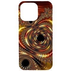 Geometric Art Fractal Abstract Art Iphone 15 Pro Max Black Uv Print Pc Hardshell Case by Ndabl3x
