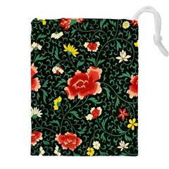 Background Vintage Japanese Design Drawstring Pouch (5xl) by Bedest