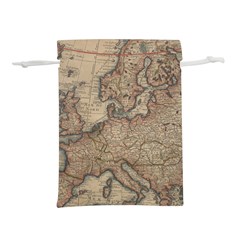 Old Vintage Classic Map Of Europe Lightweight Drawstring Pouch (m) by Paksenen