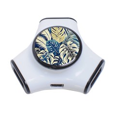 Abstract Art Tropical Leaves 3-port Usb Hub by Valentinaart