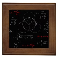 Math Board Circuit Circuits Computer Shield Tech Technology Framed Tile by Loisa77