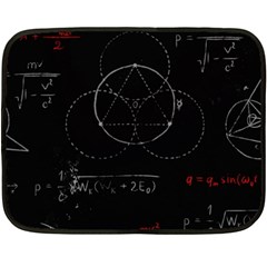 Math Board Circuit Circuits Computer Shield Tech Technology Fleece Blanket (mini) by Loisa77