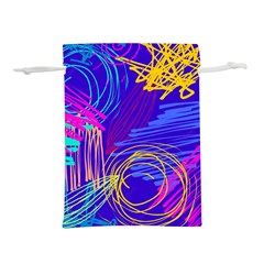 Seamless Vintage Pattern Retro 80s Or 90s Style Abstract Lightweight Drawstring Pouch (s) by Loisa77