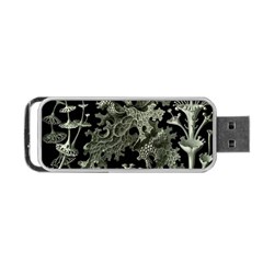 Weave Haeckel Lichenes Photobionten Portable Usb Flash (one Side) by Cemarart