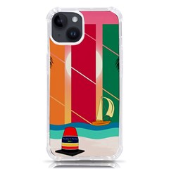 Digital Graphic Clip Art Beach Iphone 14 Tpu Uv Print Case by Proyonanggan