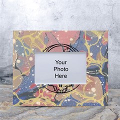 Grateful Dead Artsy White Tabletop Photo Frame 4 x6  by Bedest
