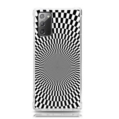 Circles Checkered Abstract Abstraction Art Samsung Galaxy Note 20 Tpu Uv Case by Loisa77