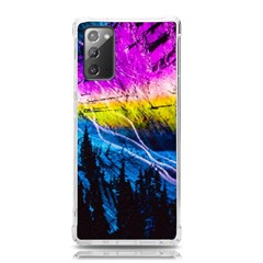 Night Skiing Colored Dead Grateful Lights Mountain Samsung Galaxy Note 20 Tpu Uv Case by Loisa77