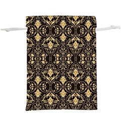 Vintage Batik Art Architecture Pattern Lightweight Drawstring Pouch (xl) by Ravend