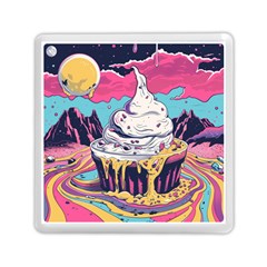Dessert Chocolate Cream Memory Card Reader (square) by Loisa77