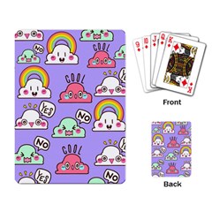 Cloud Seamless Pattern Playing Cards Single Design (rectangle) by Apen